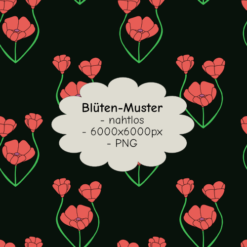 Muster mit Blüten