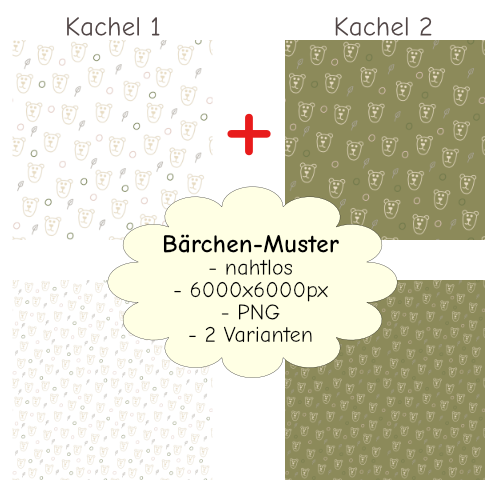 Muster mit Bärchen